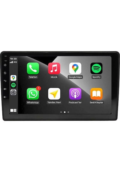 Mitsubishi L200 Araç Multimedya Android Ekran Carplay Double Teyp 4+64 9" 20-23 Black Cadence