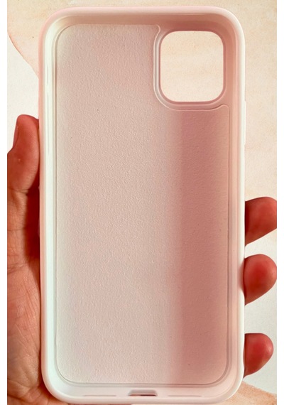 İphone 11 Yıldız Tozu Premium Beyaz Silikon Kılıf