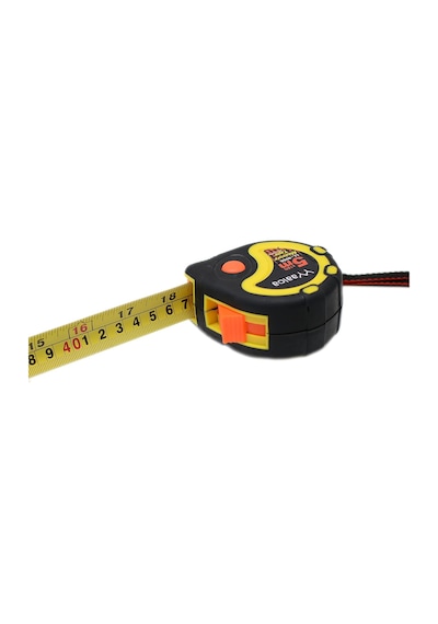 Tr Mezura 16 Feet 1'' Ölçüm Bandı Manyetik Uçlu Ve Kauçuk Koruyucu Gövde Çelik Bıçak Mezurası İnşaat, Yükl 0 - 300 MM