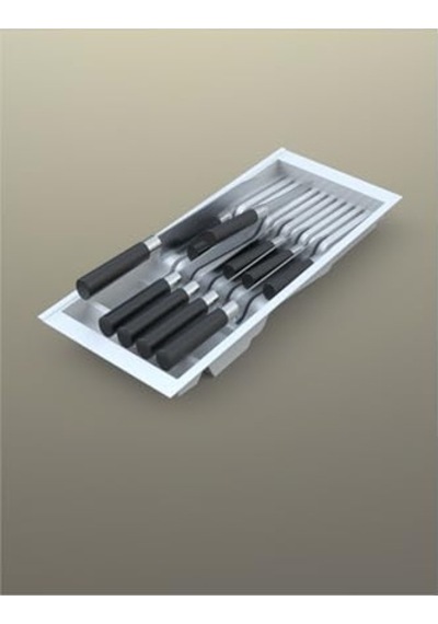 Mutfak Çekmece Içi Beyaz Modüler Bıçaklık 20,5cm X 48cm Boydan 4cm Kesilebilir Diğer