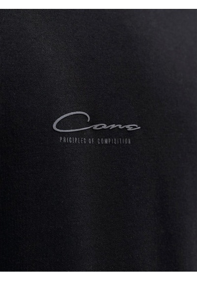 Jack & Jones Fusion Back Print Erkek Siyah Tişört 12289911-b