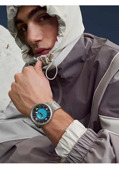 Swatch Sb07s116g Frostloom Erkek Kol Saati