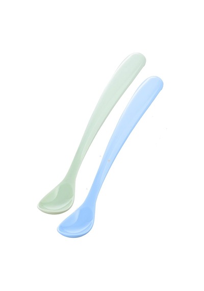 2'li Beslenme Kaşığı Powder Green/blue & Saklama Kutusu