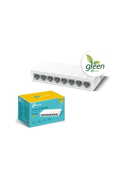 TP-Link Litewave 8 Port Ls1008 10/100 Plastik Kasa Switch