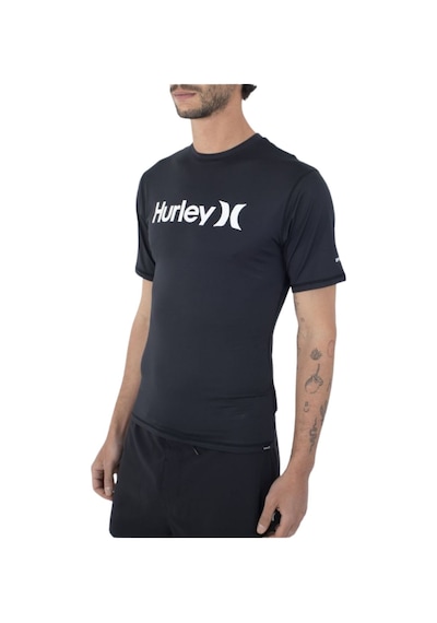 Hurley Hurley Oao Quickdry Rashguard Erkek Siyah Likra Blk