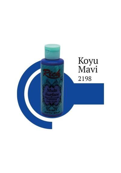 Multi Surface 2198 Koyu Mavi Akrilik Boya 130 Cc Diğer