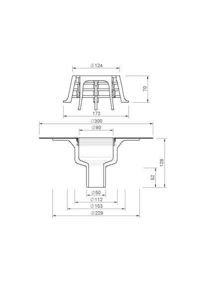 Sita Compact 19 00 00 Balkon Ve Teras Yağmur Suyu Tahliye Çıkışı