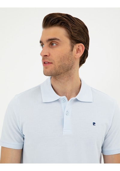 Pierre Cardin Erkek Buz Mavisi Tişört Basic 50291625-vr095 Buz Mavisi