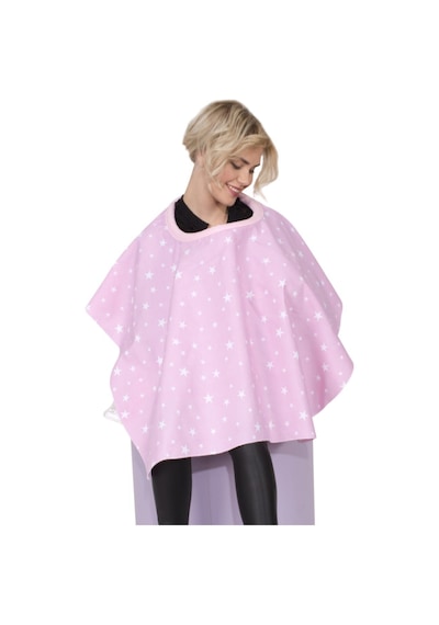Anne Emzirme Örtüsü Önlüğü Art-6280 Pembe Yıldız