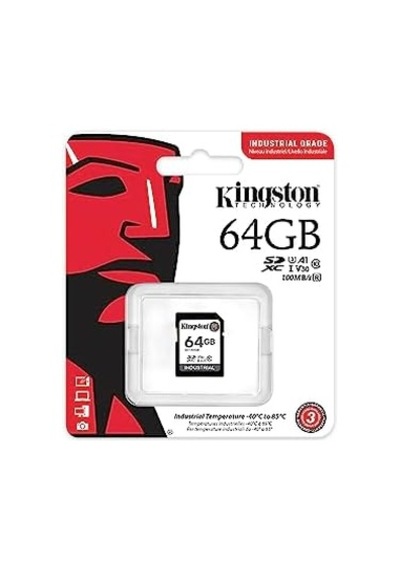 Endüstriyel Sd Kart, 100mb/s'ye Kadar, Yüksek Dayanıklılık, Uhs-ı U3 V30 A1, Sdıt/64gb