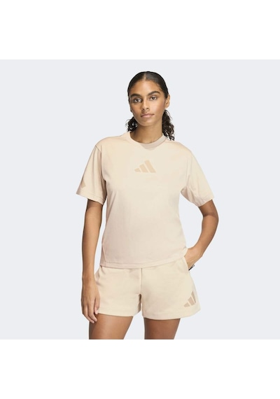 Adidas Kc7717 W Z.n.e. Tee Kadın Tişört Bej