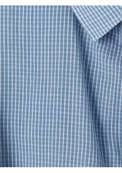 Lcw Vision Mavi Regular Fit Ekose Erkek Gömlek