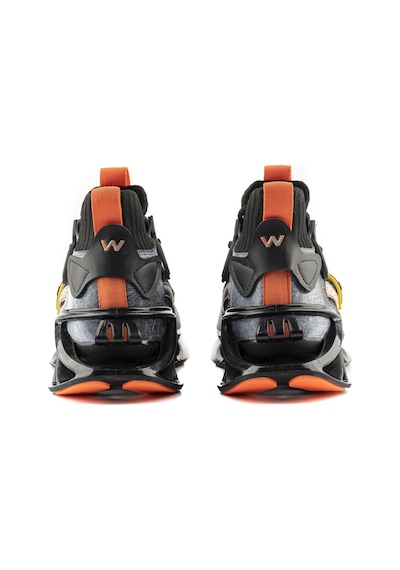 Greed Erkek Sneakers - Sıyah Oranj 001