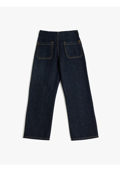 Koton Kot Pantolon Düz Paça Cepli Pamuklu- Straight Jean Koyu İndigo 5wkg40069ad Koyu İndigo Koton Kot Pantolon Düz Paça Cepli Pamuklu- Straight Jean Koyu İndigo 5wkg40069ad Koyu İndigo