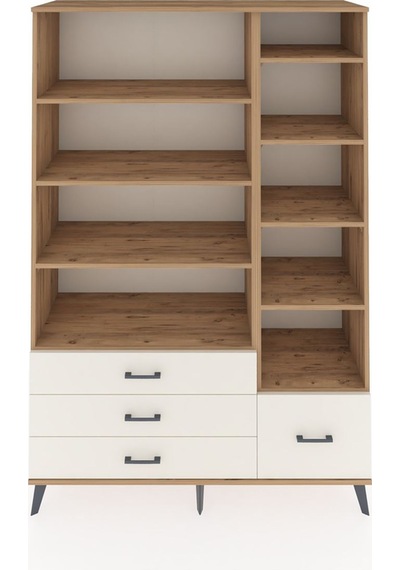 Hyperion Dolap 9 Raflı 4 Çekmeceli 132x44x195 Çam-çam/aytaşı Çam Hyperion Dolap 9 Raflı 4 Çekmeceli 132x44x195 Çam-çam/aytaşı Çam
