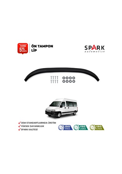 Citroen Jumper 2006-2014 Yılı Uyumlu Ön Tampon Lip Siyah