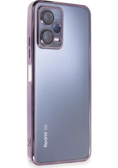 Newface Xiaomi Redmi Note 12 5g Kılıf Razer Lensli Silikon - Mor
