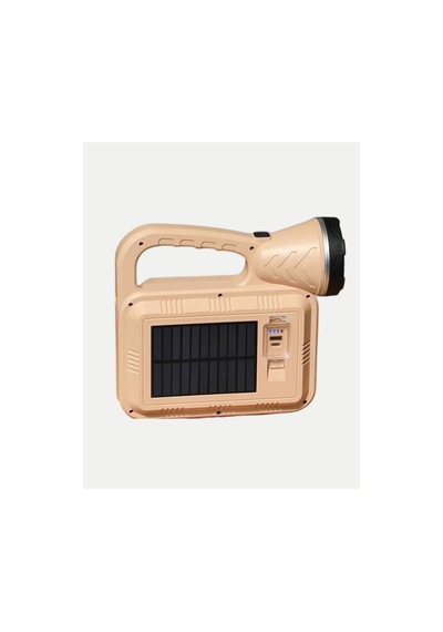 Alev Efektli Solar Lamba Cob Işıklı Taşınabilir Bahçe Kamp Aydınlatma Altın