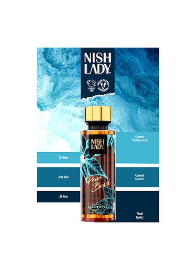 Nishlady Pearl Beach Body Mist Vegan Vücut Spreyi 260 ML