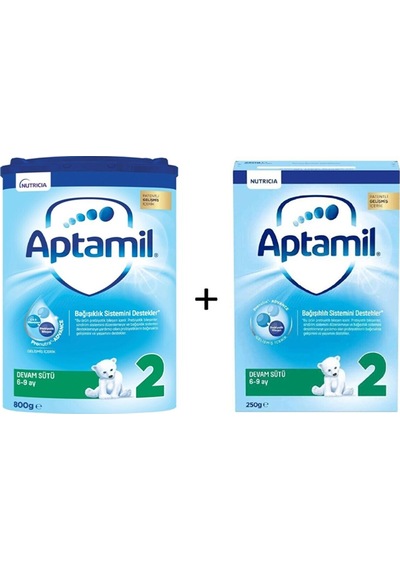 Aptamil 2 Çocuk Devam Sütü 800 G + Aptamil 2 Çocuk Devam Sütü 250 G
