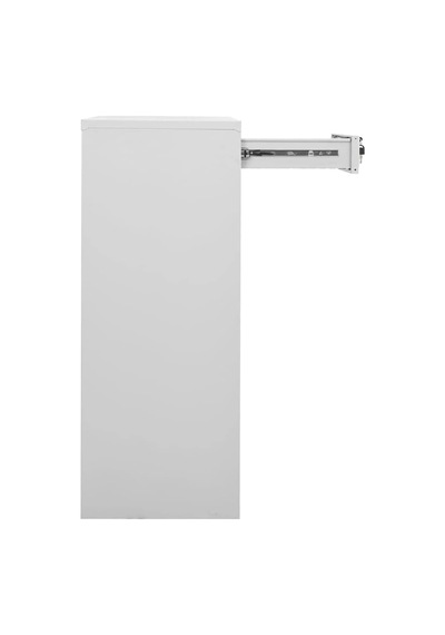 Tr Açık Gri Metal Ofis Saklama Dolabı, 90 X 40 X 102 Cm, 2 Ayarlanabilir Raf, Evrak Düzenlemesi İçin Dayanıklı Sa Genel