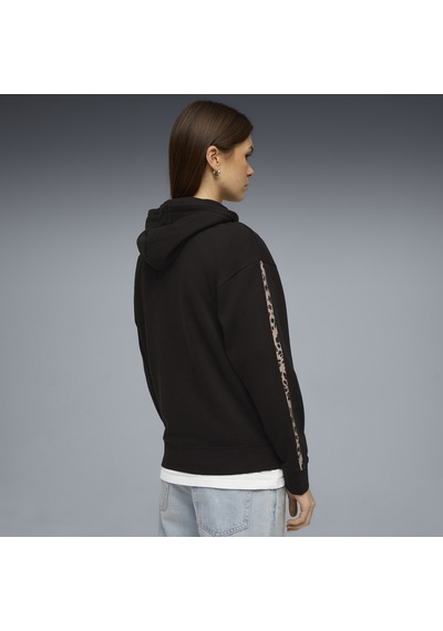 Puma Ess Graphıc Animal Hoodie Kadın Siyah Sweatshirt 69182201