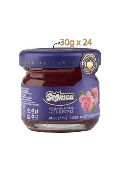 Seğmen Gül Reçeli Kavanoz 24 x 30 G