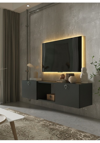 Resital Tv Ünitesi S1239-4 Antrasit Antrasit