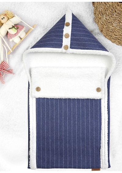 Bebek Dış Kundak Battaniyesi Uyku Tulumu Bebek Arabası Puset Minderi Örtüsü Fluffy Battaniye Bb-505