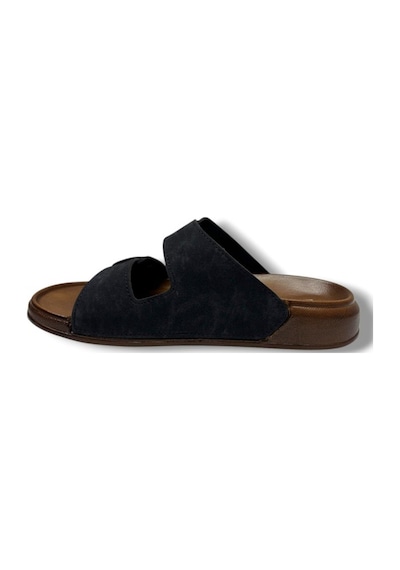 Witta 54209-26 Çift Bant Kapsüllü Anatomik Erkek Terlik Siyah
