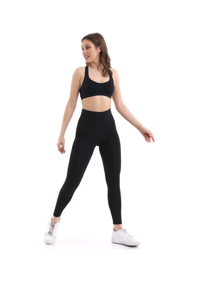 Winmoda34 Kadın Korseli Içi Şardonlu Termal Tayt Push Up Siyah