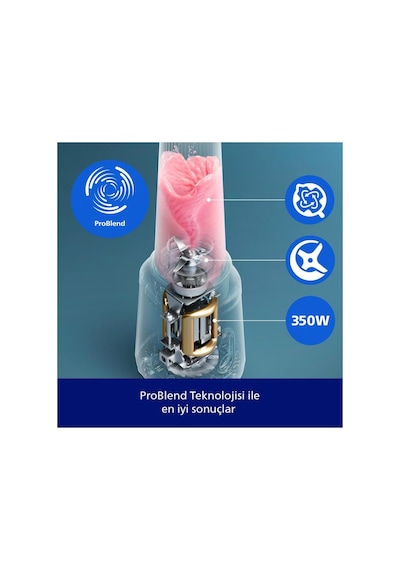 Philips HR2672/04 350 W Problend Teknolojili Smoothie Blender