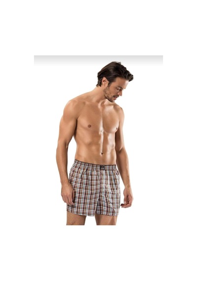 Erdem 1440 Erkek Desenli Poplin Boxer 3 Adet Çok renkli