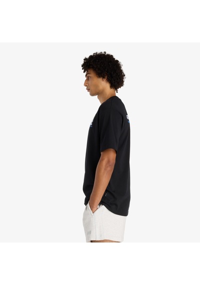 New Balance Fish And Chips Erkek Siyah T-shirt Mt61ı5bm-bk