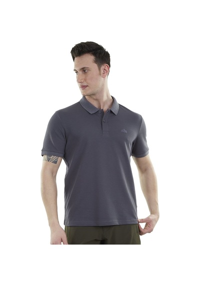 Alpinist Edge Erkek Polo T-shirt Antrasit 001