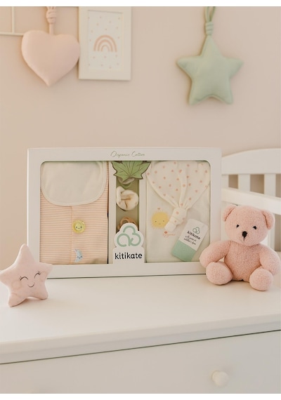 Kitikate Organik New Dreams 10'lu Zıbın Set Pembe Pembe