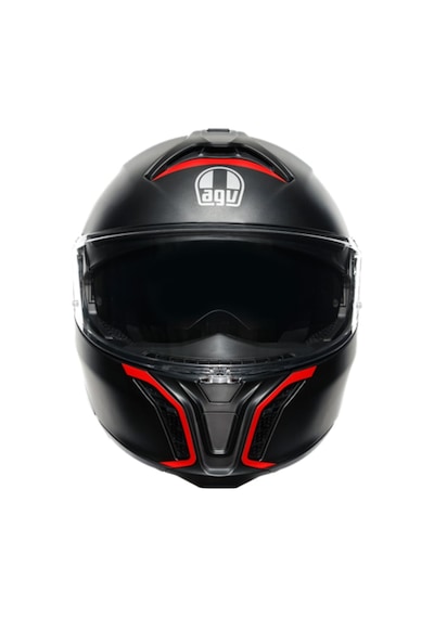 Agv Tour Modular Kask Solid Mat Metal Kırmızı