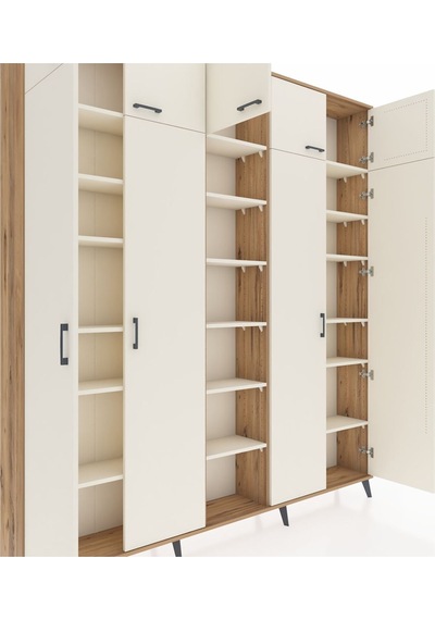 Arges Dolap 18 Raflı 9 Kapaklı 220x30x243 Çam-aytaşı/aytaşı Aytası/aytası Arges Dolap 18 Raflı 9 Kapaklı 220x30x243 Çam-aytaşı/aytaşı Aytası/aytası