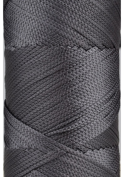 2 Mm - 200 Gr Polyester Makrome Ipi Koyu Gri 230 M Polyester Makrome Ip Supla Ip Ve Çanta Ipliği