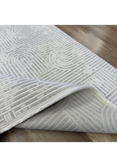 Hoom Rugs Markiz 1138 Krem Modern Pamuk Taban Halı Krem