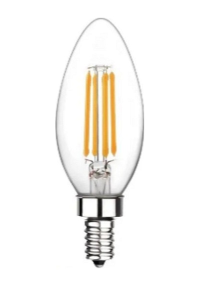10 Adet Ct-4066 Led Buji Ampul, 4 W Gün Işığı E14 Duy