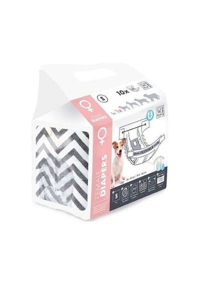 M-pets Dıapers Dişi Köpekler İçin Külot S 10lu
