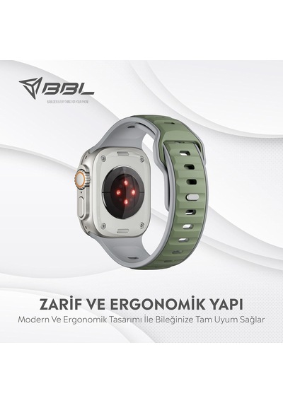 Apple Watch Series Se/11/10/9/8/7/6/5/4/3 İle Uyumlu Silikon Kordon 46mm/45mm/44mm, Series 10 42mm/41mm/40mm/38mm Çok Renkli
