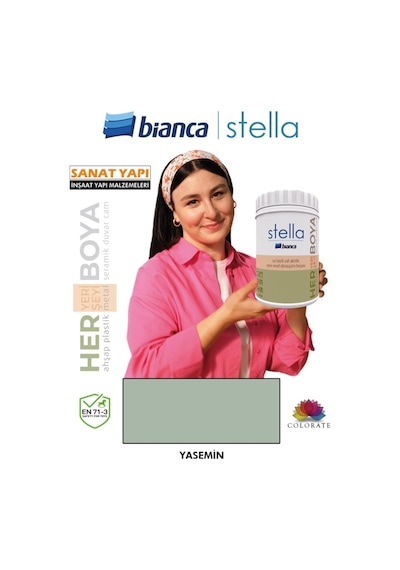 Stella Su Bazlı Akrilik Boya Yasemin Diğer