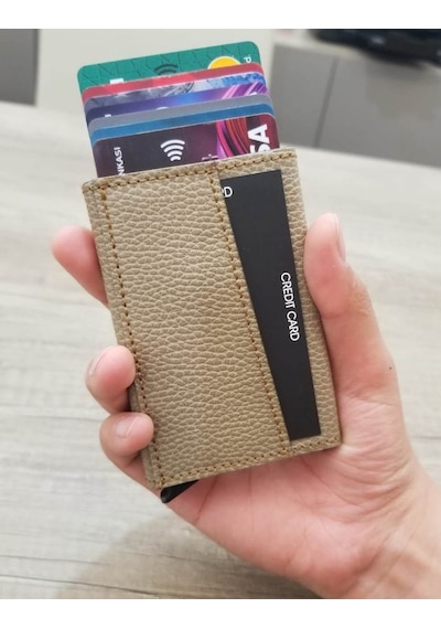 Minimalist Secrid Mekanizmalı Metal Kredi Kartlık Kartvizitlik