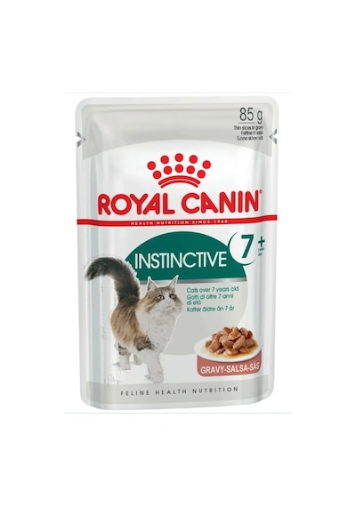 Royal Canın Instinctive 7+ Yaşlı Kediler İçin Yaş Kedi Maması, 12x85 G Soslu 140832684