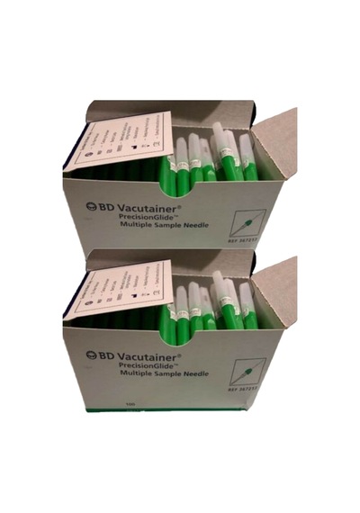 Bd Vacutainer 21g 1.5 0,8 38mm Kan Alma Iğne Ucu 100 Adet 2kutu