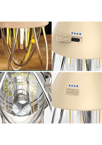 Şarjlı Led Taşınabilir Kamp Lambası 380 Lm Sk5555 Diğer