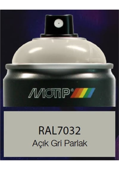 Motip Carat Ral7032 Açık Gri Parlak Sprey Boya 400 ML N11.113