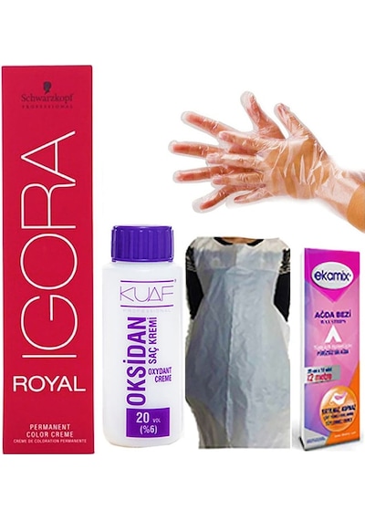 Schwarzkopf Igora Royal Tüp Saç Boyası 7 - 0 Oksidan 20 Volüm (473375542)